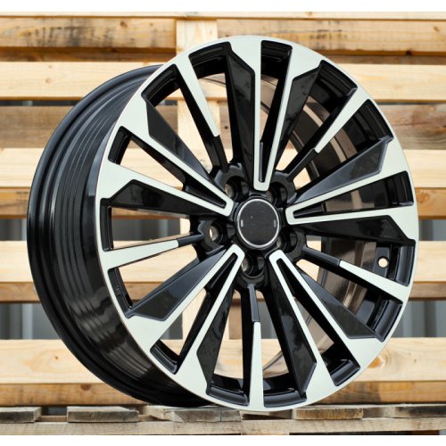 Alu kola Racing Line FBX374, 17x7.5 5x100 ET35, černá + leštění