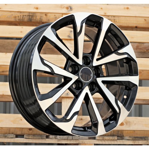 Alu kola Racing Line FBX416, 18x8 5x114.3 ET40, černá + leštění