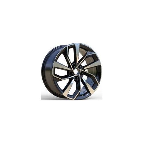 Alu kola Racing Line FBX507, 19x8 5x112 ET39, šedivá + leštění