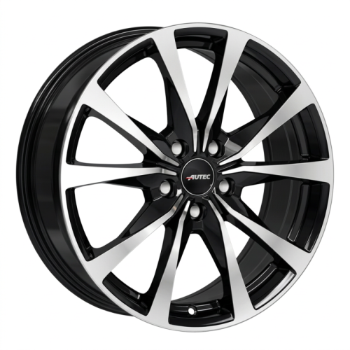 Alu kola AUTEC BRIXEN, 19x8 5x112 ET40, černá lesklá + leštění (zátěžová)
