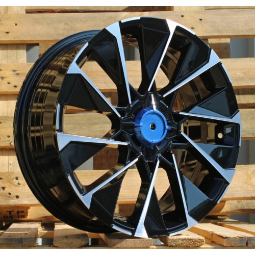 Alu kola Racing Line I2102, 15x6 4x100 ET31, černá + leštění