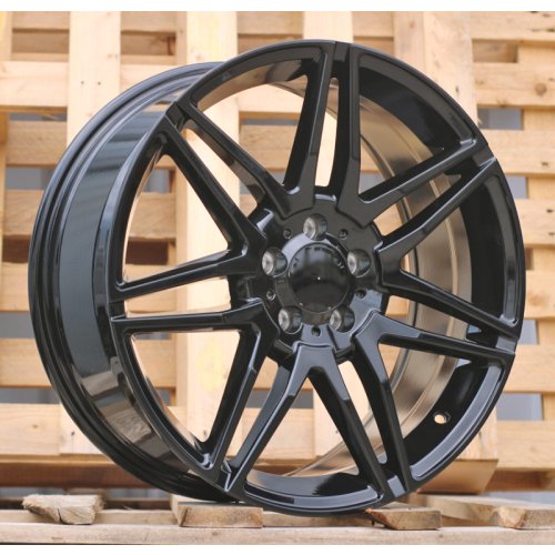 Alu kola Racing Line A874, 19x8 5x112 ET45, černá lesklá