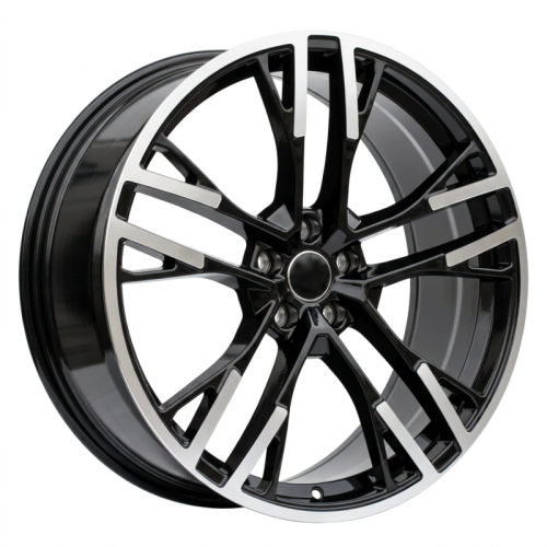 Alu kola Racing Line F726, 21x9 5x112 ET30, černá + leštění (zátěžová)