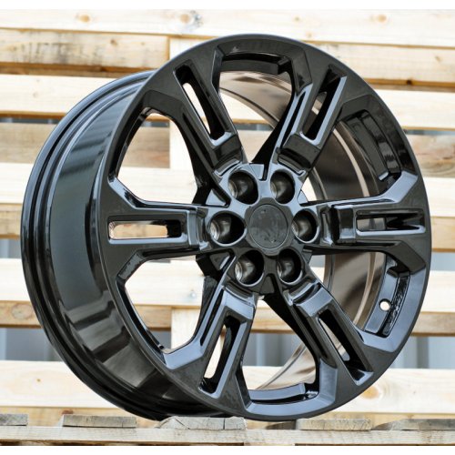 Alu kola Racing Line F7604, 17x8 6x114.3 ET30, černá lesklá (zátěžová)