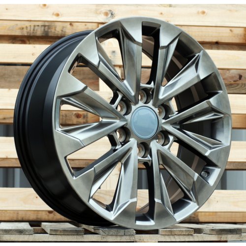 Alu kola Racing Line H3123F, 20x8 6x139.7 ET55, titanová metalíza (zátěžová)