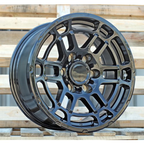 Alu kola Racing Line H883F, 17x8 6x139.7 ET5, černá lesklá (zátěžová)