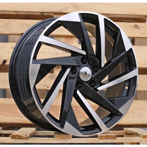 Alu kola Racing Line FBX170, 17x7.5 5x112 ET41, černá + leštění