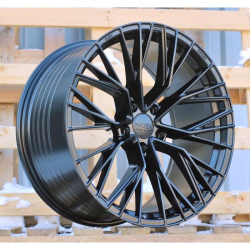 Alu kola Haxer HX024F, 22x9 5x112 ET30, černá matná (zátěžová)