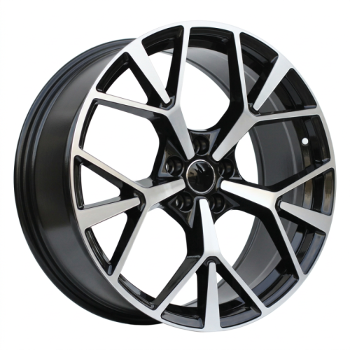 Alu kola Racing Line 3S1385, 20x8.5 5x112 ET38, černá + leštění (zátěžová)