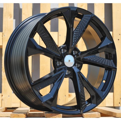 Alu kola Racing Line B1566, 21x9 5x112 ET31, černá lesklá (zátěžová)