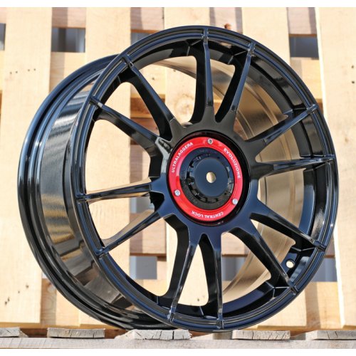 Alu kola Racing Line F7713, 17x7.5 10x100 ET40, černá lesklá