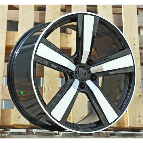 Alu kola Racing Line FC021, 22x10 5x130 ET48, černá + leštění (zátěžová)