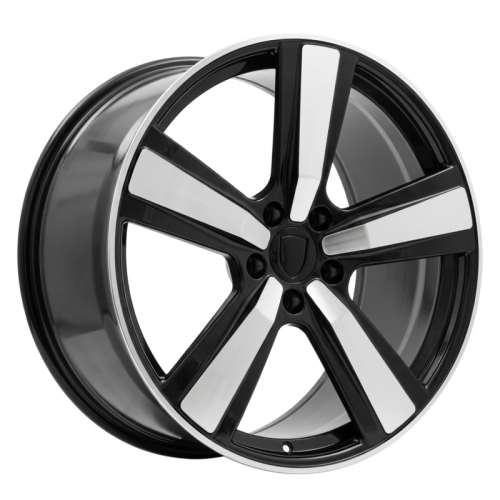Alu kola Racing Line FC021, 22x11.5 5x130 ET61, černá + leštění (zátěžová)