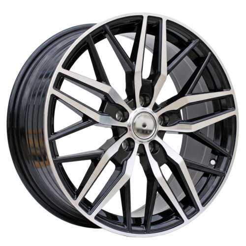 Alu kola Racing Line HF5230, 18x8 5x160 ET50, černá + leštění (zátěžová)