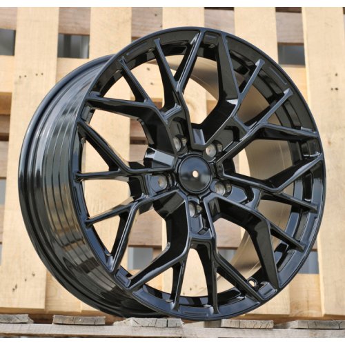 Alu kola Racing Line YF0442, 18x8 5x120 ET50, černá lesklá (zátěžová)