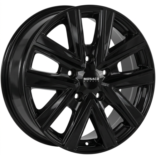 Alu kola MONACO WHEELS VT2, 16x6.5 5x112 ET51, černá lesklá (zátěžová)