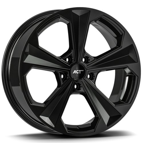Alu kola AGT 17062, 17x7 5x112 ET45, černá lesklá