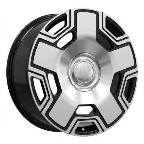 Alu kola Racing Line F3053, 20x9.5 5x130 ET35, černá + leštění (zátěžová)