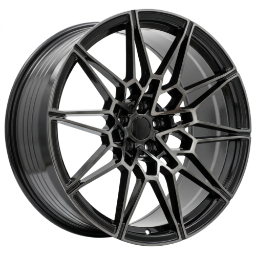 Alu kola Racing Line IN3650F, 20x9.5 5x112 ET20, černá + tmavé leštění (zátěžová)