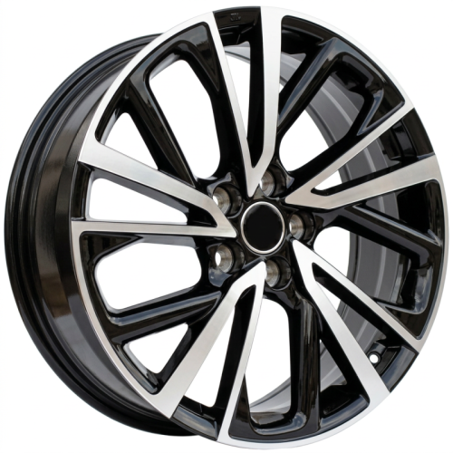 Alu kola Racing Line H3568F, 19x7 5x114.3 ET35, černá + leštění