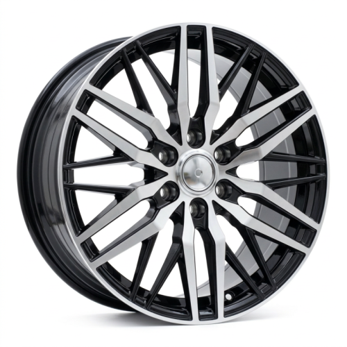 Alu kola Racing Line YF0453, 18x8 6x120 ET48, černá + leštění (zátěžová)