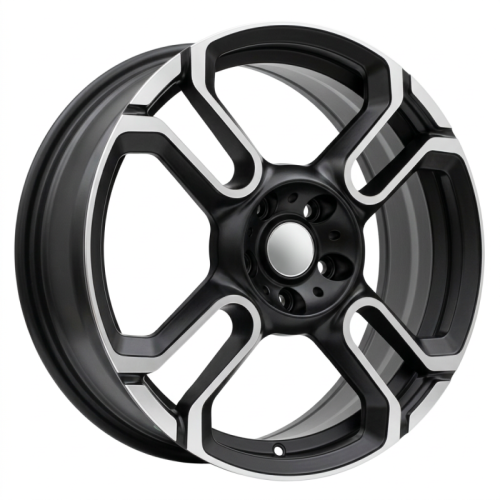 Alu kola Racing Line F8002, 18x7 5x112 ET54, černá matná + leštění