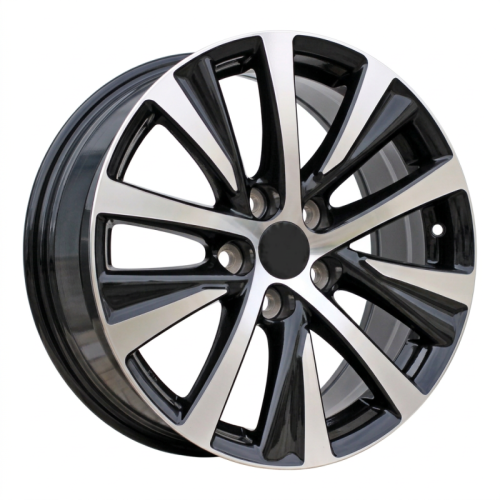 Alu kola Racing Line H3413F, 17x7.5 5x114.3 ET40, černá + leštění