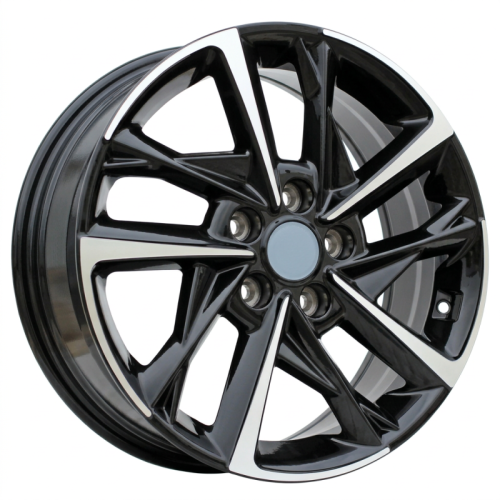 Alu kola Racing Line H3535F, 17x7 5x114.3 ET51, černá + leštění