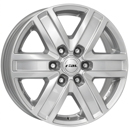 Alu kola RIAL TRANSPORTER 6, 17x7 6x120 ET50, stříbrná (zátěžová)