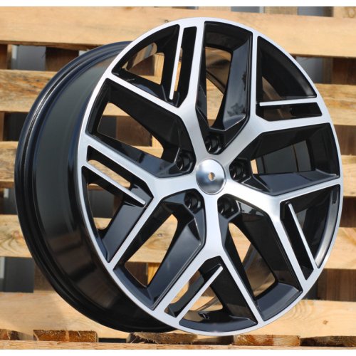 Alu kola Racing Line B1109, 19x8 5x112 ET45, černá + leštění