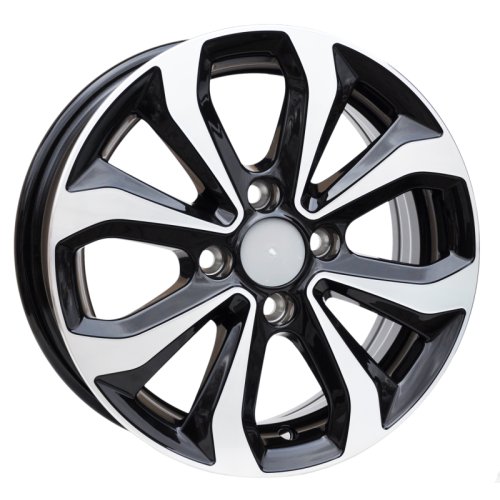Alu kola Racing Line XF275, 15x6 4x100 ET45, černá + leštění
