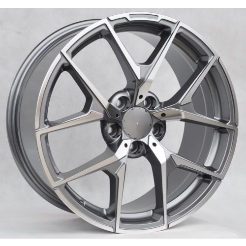 Alu kola Racing Line XE137, 19x9.5 5x112 ET43, šedivá + leštění