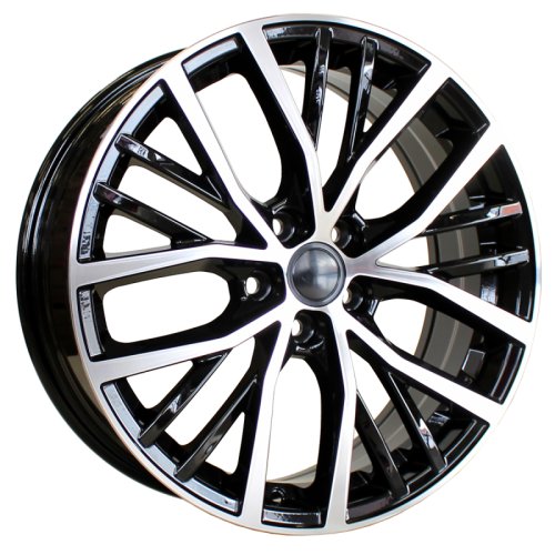 Alu kola Racing Line B1179, 17x6.5 5x100 ET40, černá + leštění