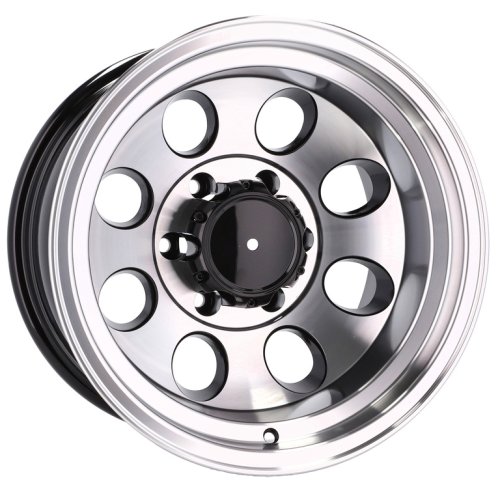 Alu kola Racing Line BY997, 16x10 6x139.7 ET-48, černá + leštění (zátěžová)