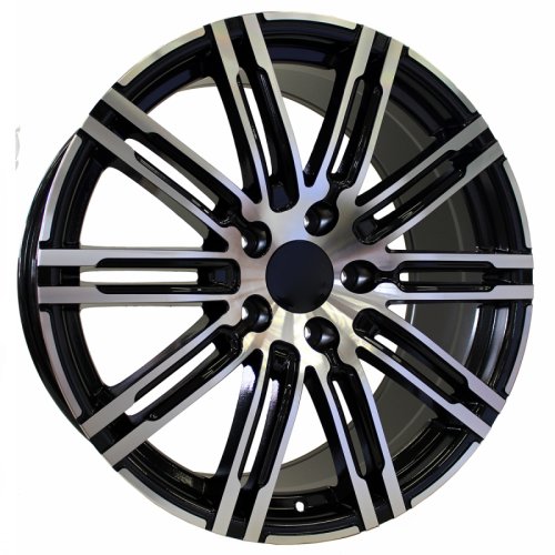 Alu kola Racing Line B1026, 19x9.5 5x130 ET46, černá + leštění