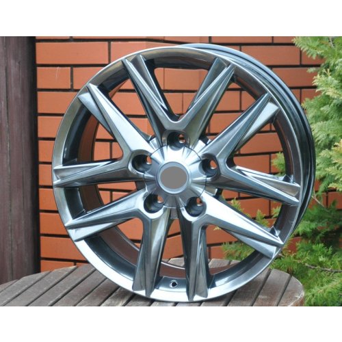 Alu kola Racing Line BY499, 20x8.5 6x139.7 ET25, titanová metalíza