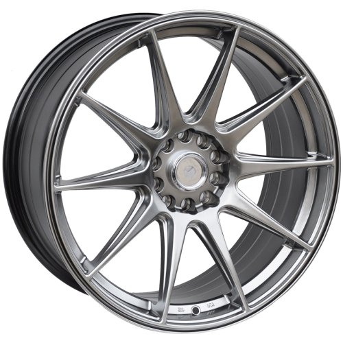Alu kola Racing Line XF266, 19x10 10x114 ET30, titanová metalíza