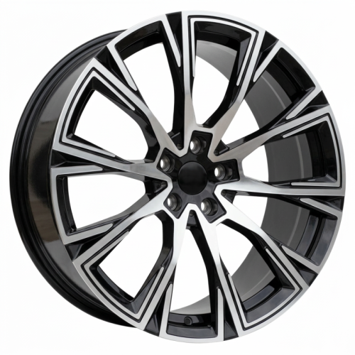 Alu kola Racing Line D1130, 19x9 5x112 ET40, černá + leštění
