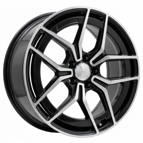 Alu kola Racing Line 3S1034, 18x8.5 5x112 ET52, černá + leštění