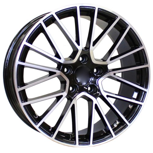 Alu kola Racing Line FE179, 21x9.5 5x130 ET46, černá + leštění (zátěžová)
