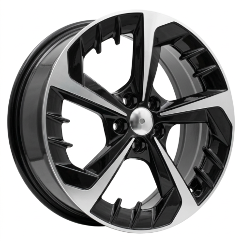 Alu kola Racing Line B5943, 17x7 5x100 ET51, černá + leštění