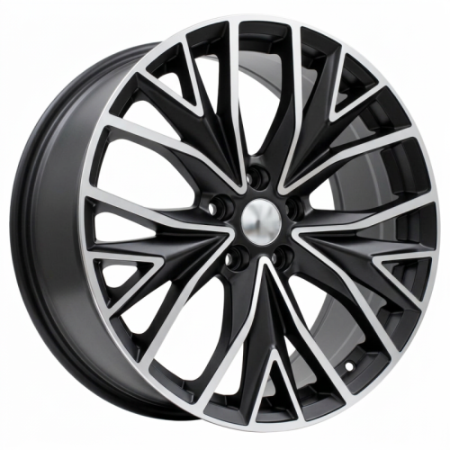 Alu kola Racing Line B5922, 19x8 5x112 ET49, černá matná + leštění