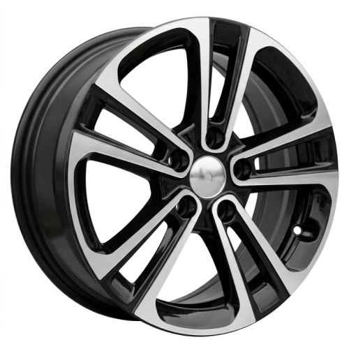 Alu kola Racing Line B5959, 17x7 5x108 ET50, černá + leštění