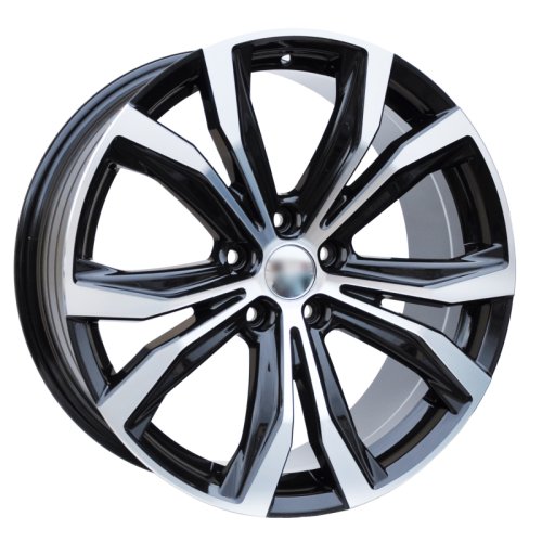 Alu kola Racing Line FE193, 19x8 5x114.3 ET30, černá + leštění