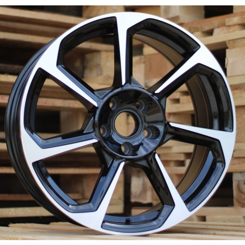 Alu kola Racing Line B5213, 18x8 5x112 ET34, černá + leštění