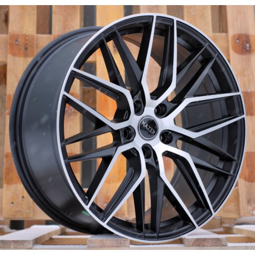 Alu kola Haxer HX035, 19x8.5 5x114.3 ET40, černá matná + leštění
