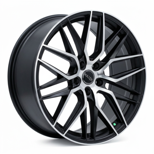 Alu kola Haxer HX035, 19x8.5 5x114.3 ET40, černá matná + leštění
