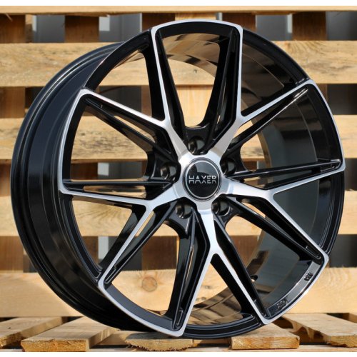 Alu kola Haxer HX043, 18x8 5x120 ET40, černá + leštění