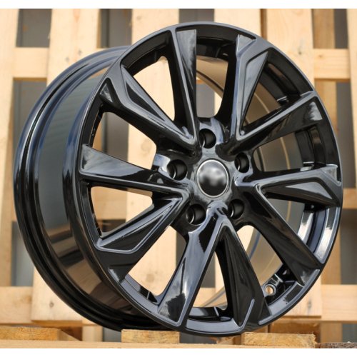 Alu kola Racing Line FE177, 16x7 5x114.3 ET40, černá lesklá
