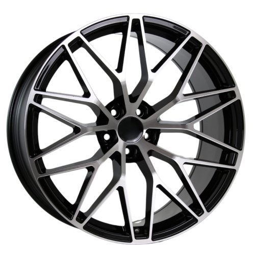 Alu kola Racing Line 3S1067, 20x9 5x112 ET26, černá + leštění (zátěžová)